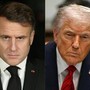 Trump, nuova stoccata a Macron: "Con gli occhiali da sole cerca di fare il duro" Trump, nuova stoccata a Macron: "Con gli occhiali da sole cerca di fare il duro"