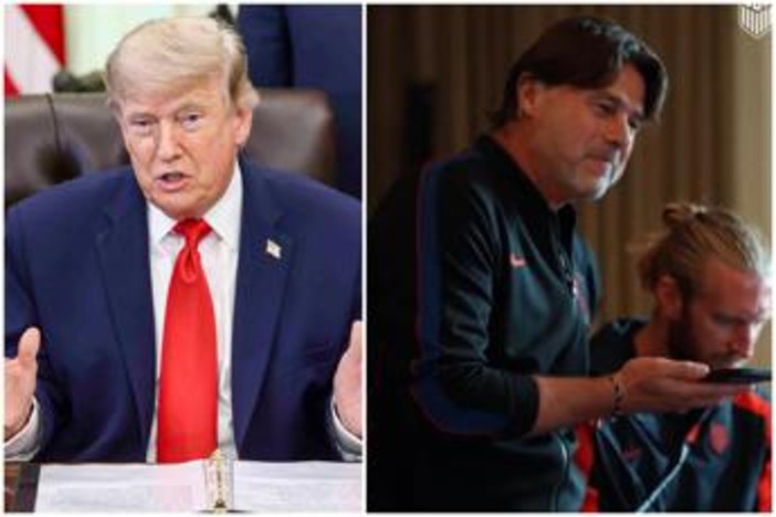 Mondiali, Trump chiama gli Stati Uniti e carica: "Arriveremo in fondo" Mondiali, Trump chiama gli Stati Uniti e carica: "Arriveremo in fondo"