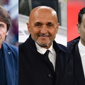 Conte, Spalletti e Palladino gli allenatori più citati da Radio e Tv