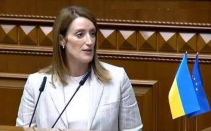 Ucraina, l'annuncio di Metsola: &quot;Parlamento europeo aprirà sede permanente a Kiev&quot;