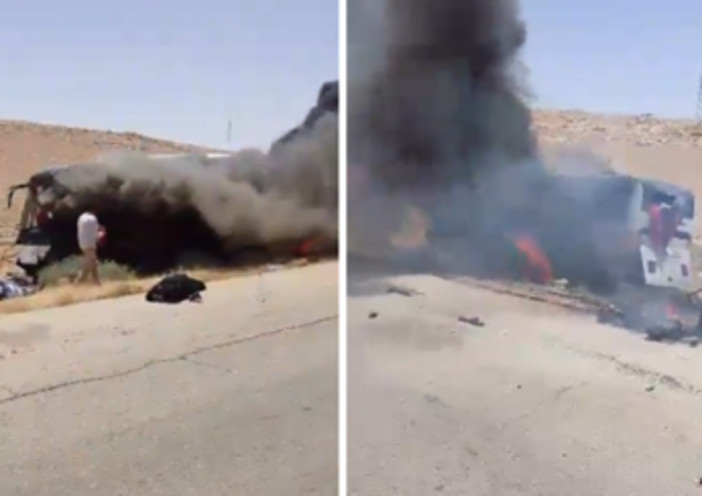 Siria, scontro tra due bus in autostrada: 19 morti e 27 feriti